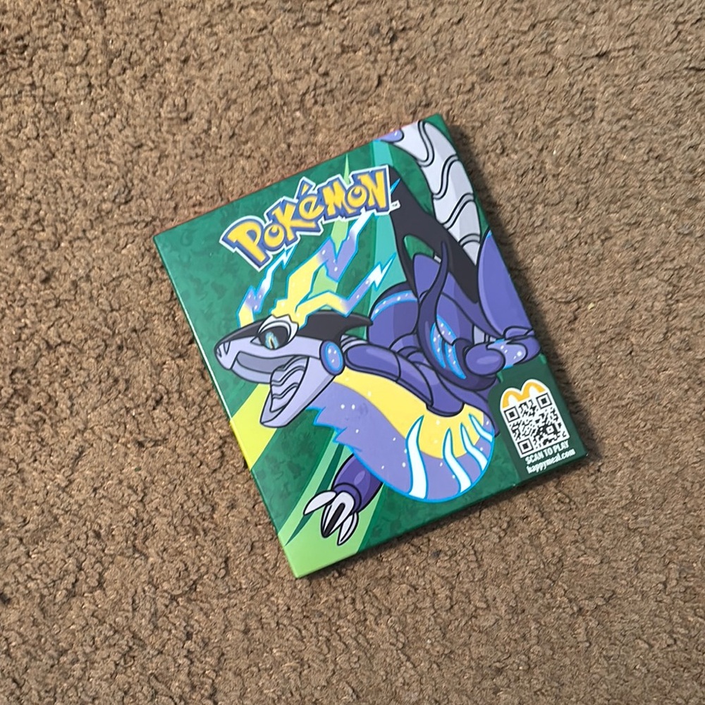 McDonald’s Pokemon Card Box and Pack collectible rip tcg packs cards fun happy